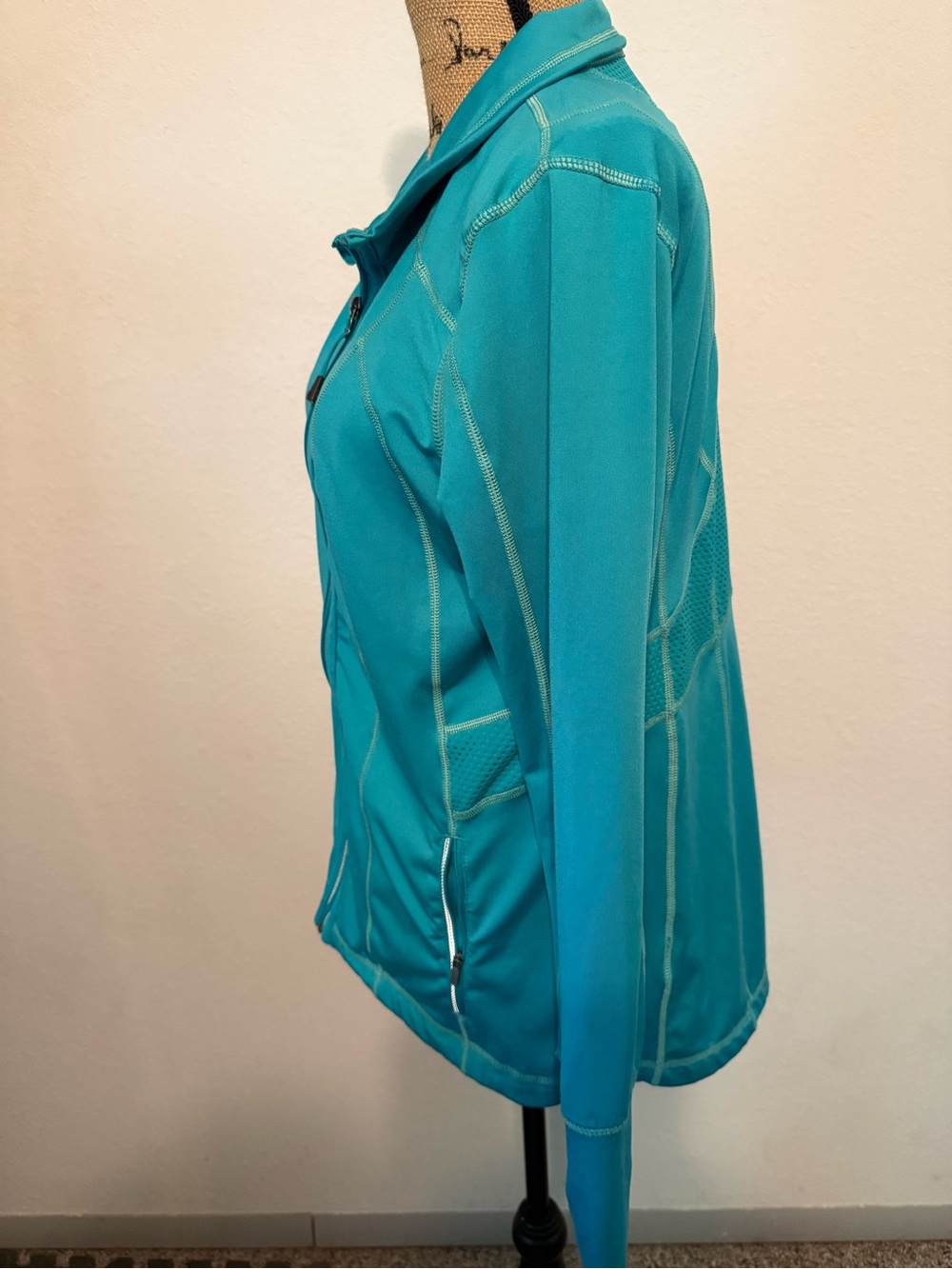 Teal Tangerine Zip up jacket size large - Picture 7 of 14